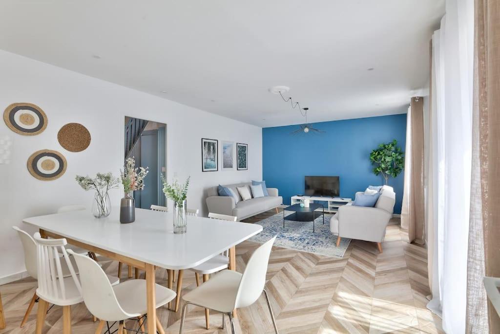 Épinay-sur-Seine Parking Prive Gratuit - 15Mn Paris - Gare A Pied En 5Mn - Tout Equipee - Terrasse - Jardin - Stade De France - Casino D'Enghien - Hippodrome, Universite מראה חיצוני תמונה